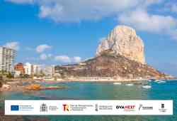 Calp instala fondeos ecológicos en las playas de Cantal Roig y la Fossa para proteger la pradera de Posidonia